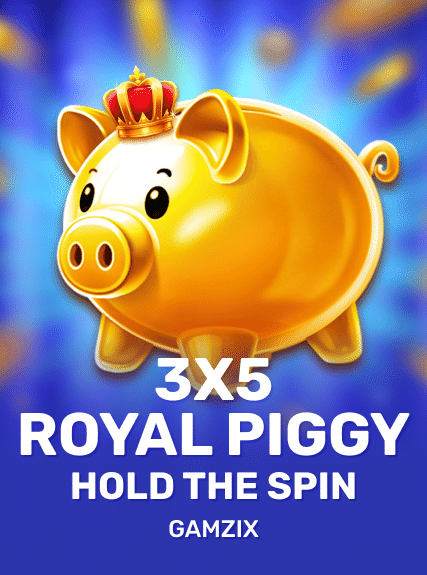 3x5 Royal Piggy: Hold The Spin